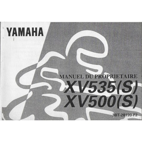 YAMAHA XV 535 (S) de 1995 (manuel utilisateur 05 / 1995)