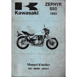 KAWASAKI ZEPHYR 550  de 1990 à 1993 (manuel atelier)