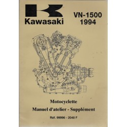 Manuel atelier (additif) KAWASAKI VN 1500 de 1994