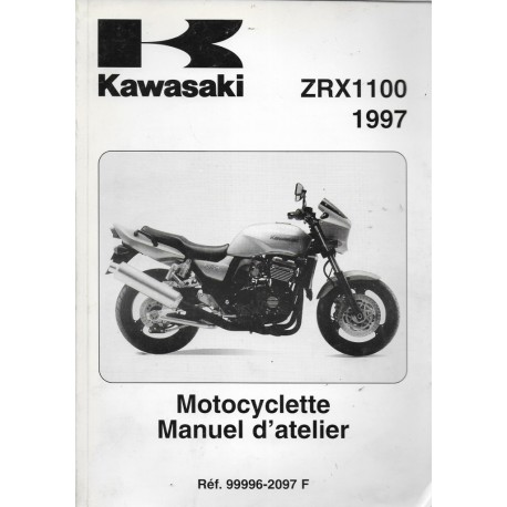 Manuel atelier KAWASAKI ZRX 1100 de 1997 (11/1996)