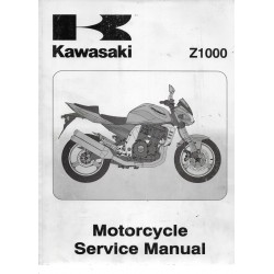 Manuel atelier KAWASAKI Z 1000 de 2003 (en anglais)