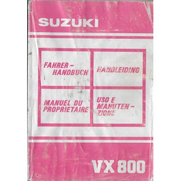 SUZUKI VX 800 L de 1990 (manuel utilisateur)