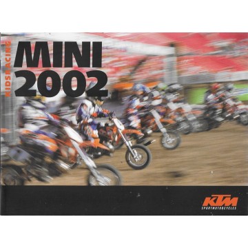 KTM 2002 (catalogue gamme mini)