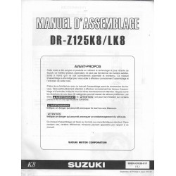 SUZUKI DR-Z 125 K8 / LK8 (manuel assemblage 09 / 2007)