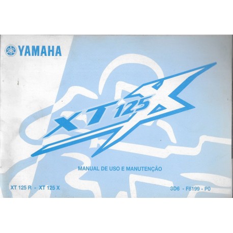 YAMAHA XT 125 X / XT 125 R de 2006 (manuel en portugais)