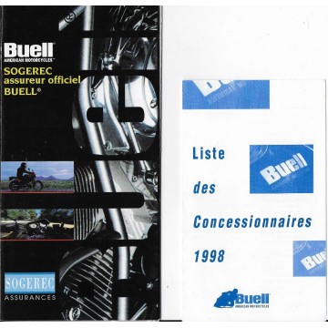 Documents originaux gamme motos BUELL 1998