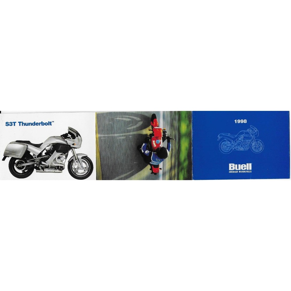 Documents originaux gamme motos BUELL 1998