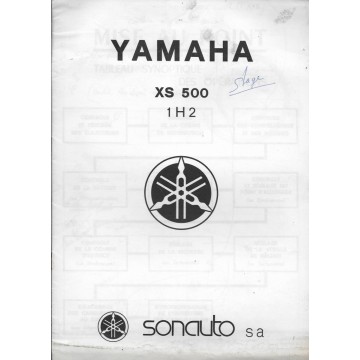 Informatin technique des YAMAHA XS 500 type 1H2