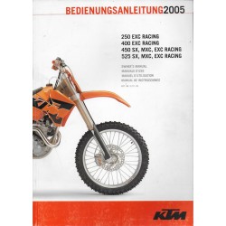 KTM 250 / 400 / 450 /  525 (SX - MXC - EXC Racing) de 2005