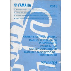 YAMAHA YZ 125 (D) de 2013 type 1SR
