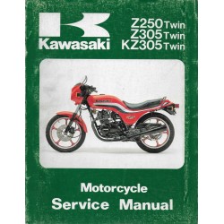 Manuel atelier KAWASAKI Z 250 / KZ 305  (08 / 1988)