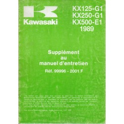 Manuel atelier KAWASAKI KX 125-G1 / 250-G1 / 500-G1 (1989)
