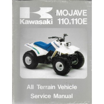 KAWASAKI quads MOJAVE 110 / 110E de 1987 (manuel atelier)