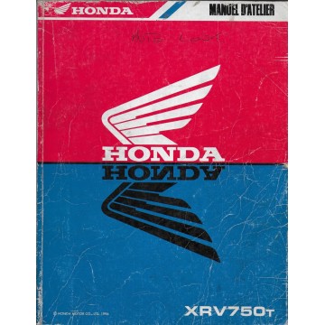 HONDA XRV 750T  (Manuel  atelier de base 03 / 1996)