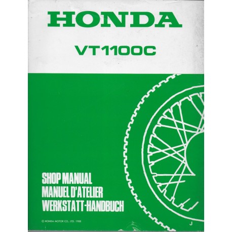 HONDA VT 1100 CJ (Manuel de base mai 1988)