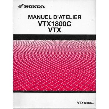 HONDA VTX 1800 C5 (Manuel atelier additif 12 / 2004)