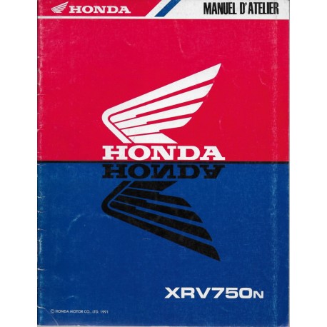 HONDA XRV 750 N  (Manuel  atelier additif 11 / 1991)