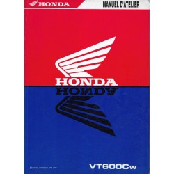 HONDA VT 600 C W de 1998 (Manuel atelier de base 12 / 97)