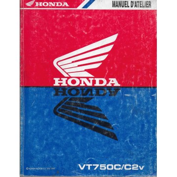 HONDA VT 750 C / C2v de 1997 (Manuel atelier 10 / 1996)