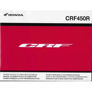 HONDA CRF 450 R de 2009 (Manuel de base 09 / 2008)
