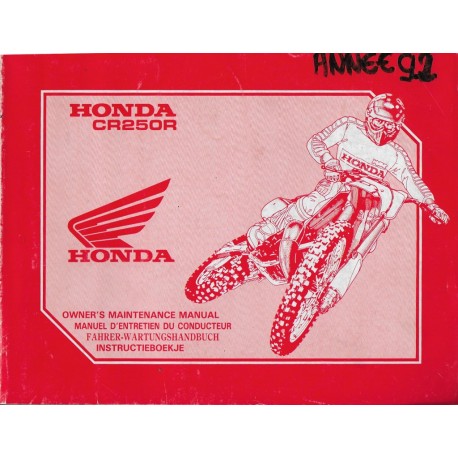 HONDA CR 250 RN Type KZ3 de 1992