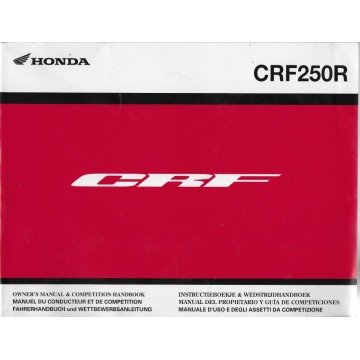 HONDA CRF 250 R (Manuel de base 07 / 2013 ) en français