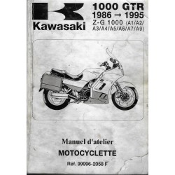 Manuel atelier KAWASAKI 1000 GTR (1986 à 1995)