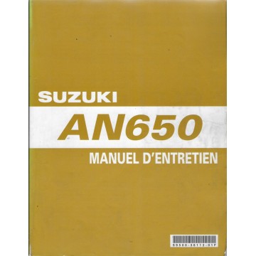 SUZUKI AN 650 de 2003 à 2005  (Manuel atelier 08 / 2005) 