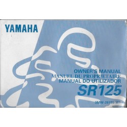 YAMAHA SR 152 (type 3MW 1996) Manuel propriétaire
