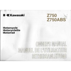 KAWASAKI Z 750 / ABS (ZR750LB / MB) de 2010 (03 / 2010)