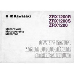 KAWASAKI ZRX 1200 / R / S (ZR1200-A1-B1-C1) de 2002 (08 / 01)
