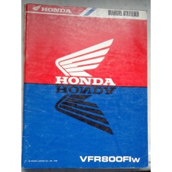 HONDA VFR 800 FIw (Manuel atelier additif 04 / 1998)