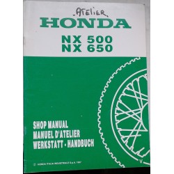 HONDA NX 500 V / NX 650 V de 1997 (02 / 1997)