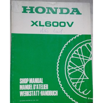 HONDA XL 600 VR de 1994 (Additif décembre 1993)