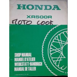 HONDA XR 500 RE (manuel additif janvier 1984)