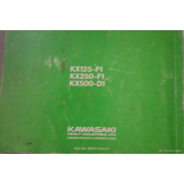 KAWASAKI KX 125 / 250 / 500 de 1988