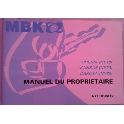 MBK (notice emploi Phénix - Kansas - Dakota) 02 / 2003