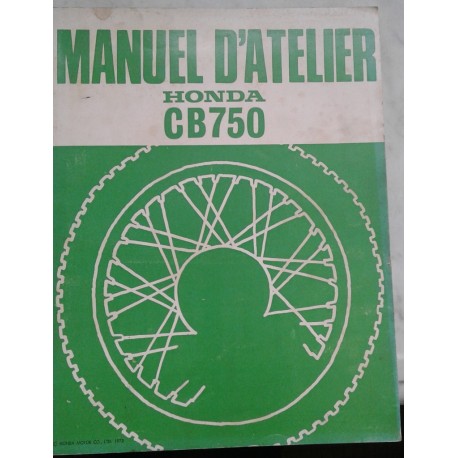 HONDA CB 750 simple ACT (Manuel réédition 1976)