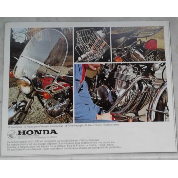 HONDA (catalogue accessoires 31 /  03 / 1974)