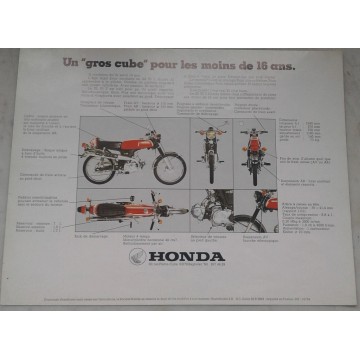 HONDA SS 50 Z (prospectus 01 / 01 / 1974)