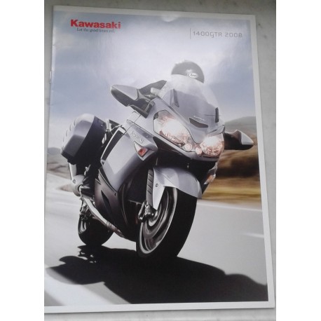 Kawasaki 1400 GTR de 2008 (catalogue neuf)