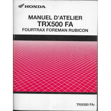 HONDA TRX 500 FA fourtrax de 2005 (Manuel atelier 12 / 04)