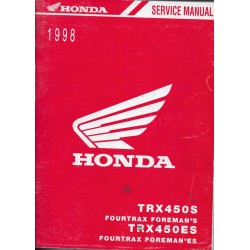 HONDA TRX 450 S / ES de 1998 (Manuel atelier 03 / 1998)