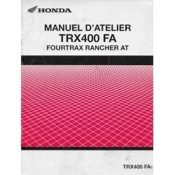 HONDA TRX 400 FA Fourtrax de 2005 (Manuel additif 07 / 04)