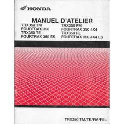 HONDA TRX 350 Fourtrax de 2003 (Manuel additif 07 / 2002)