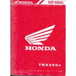 HONDA TRX 250 V de 1997 (Manuel atelier 03 / 1997)