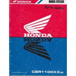 HONDA CBR 1100 XXw de 1998 (manuel additif 08 /1997)