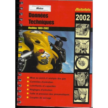 AUTODATA  1989 / 2002 (données techniques motos)