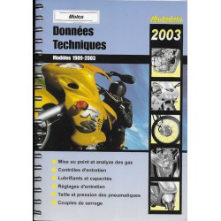 AUTODATA  1989 / 2003 (données techniques motos)