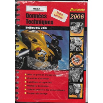 AUTODATA  1992 / 2006 (données techniques motos)
